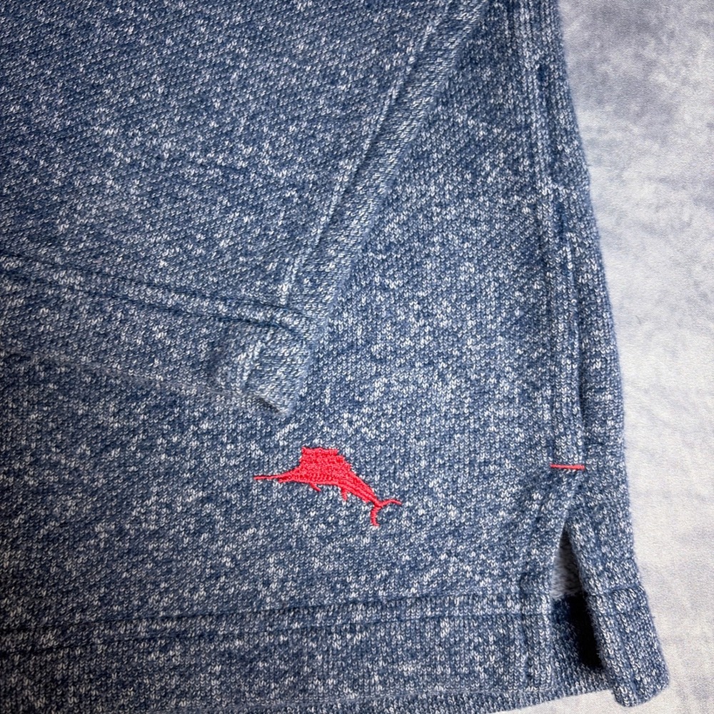 Tommy Bahama Pullover Mens Medium Blue Heathered Long Sleeve Marl Crew Neck Top - Picture 3 of 8